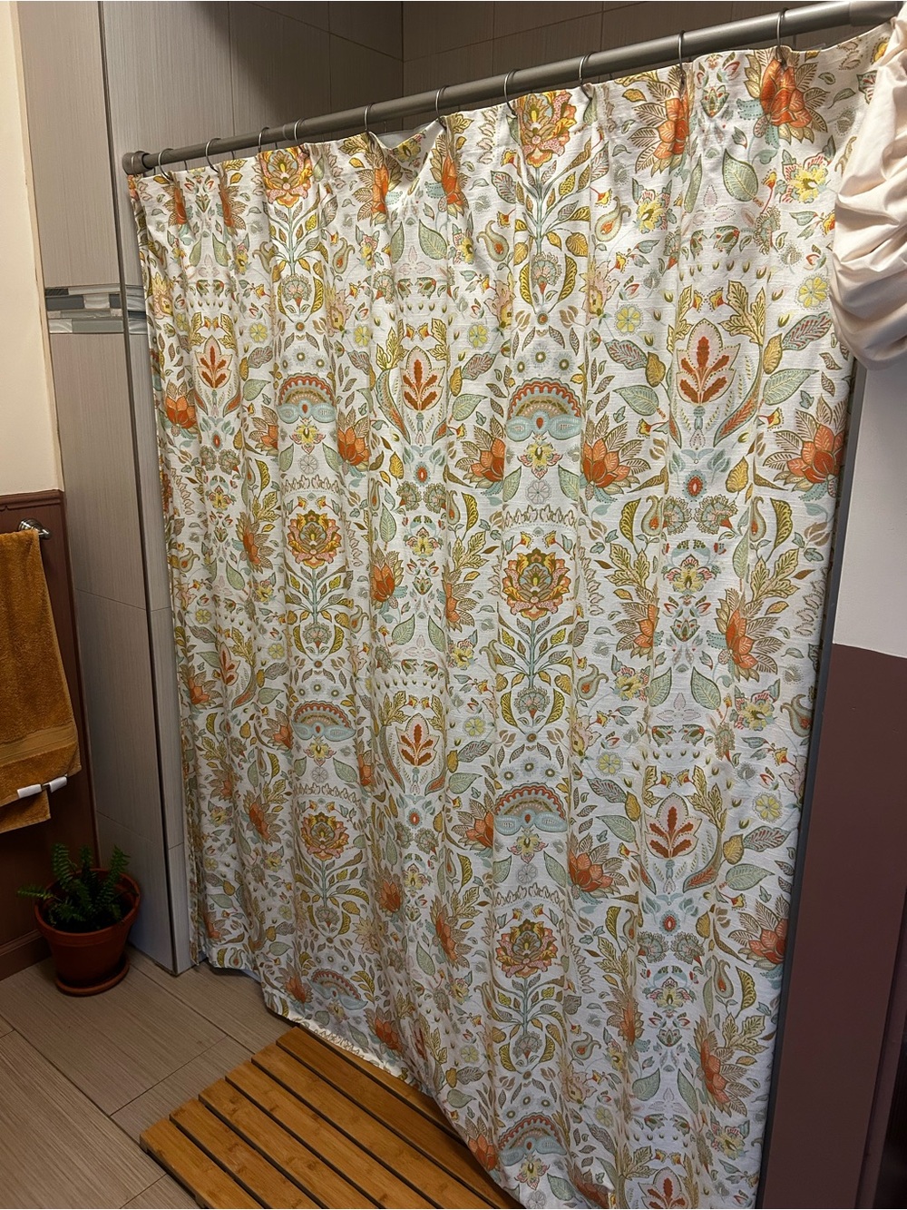 World Market Shower Curtain